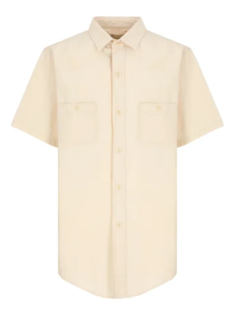 Maison Margiela short-sleeve chest-pocket shirt Neutrals S50DR0010M30022
