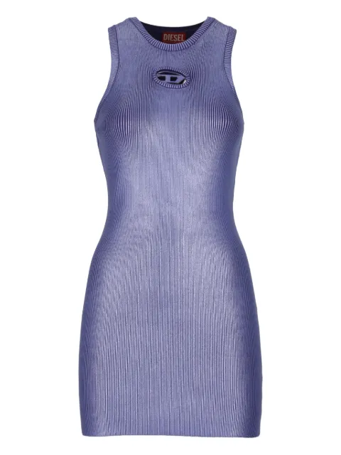 Diesel mini M-Caddix-M cut-out ribbed dress Purple A176940AKBS