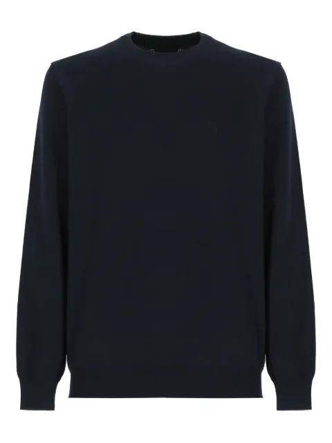 Barbour embroidered cotton sweater Black MKN0932NY91