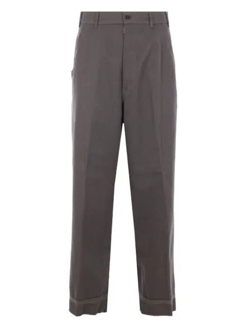 Maison Margiela wool cuffed trousers Grey S50KA0694M35547854M