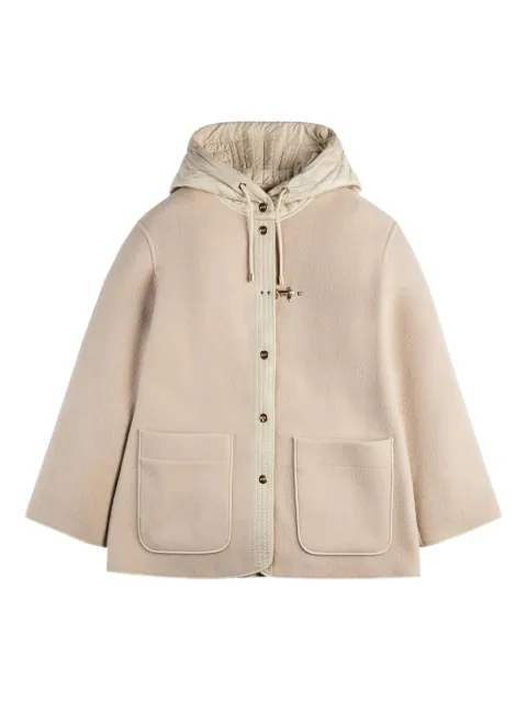 Fay hooded toggle-detail jacket Neutrals NAW13513180ZYC
