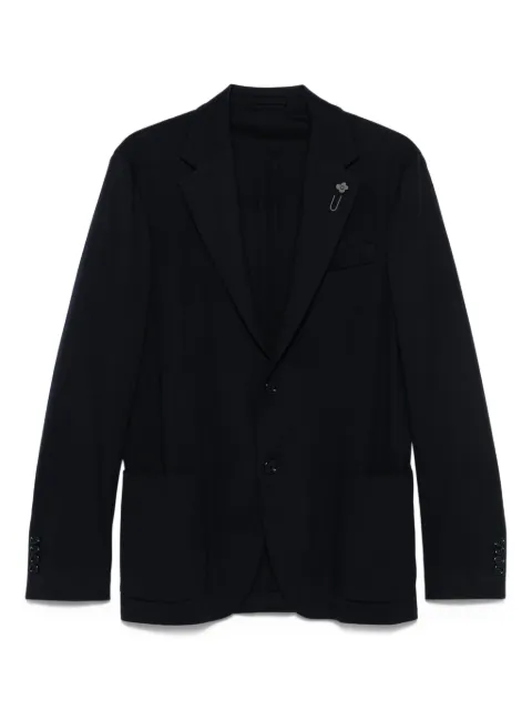 Lardini patch-pocket blazer Blue CN949E11CN65700
