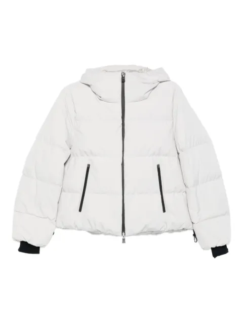 Herno hooded quilted jacket White PI002081D12840