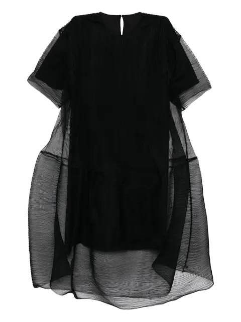 JNBY A-line short-sleeves dress Black 5P7G11780