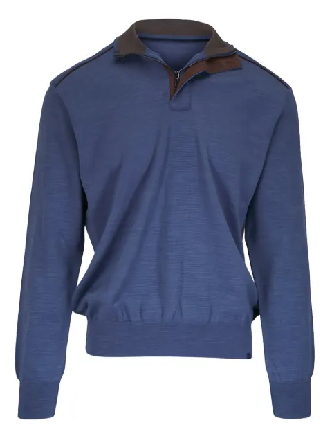 Paul & Shark mock-neck sweater Blue 15311103635