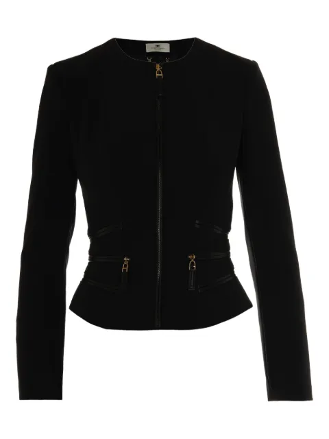 Elisabetta Franchi zipped jacket Black GI17356E2