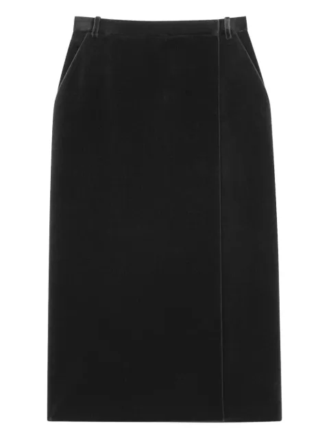 Saint Laurent velvet skirt Black 826769Y580T