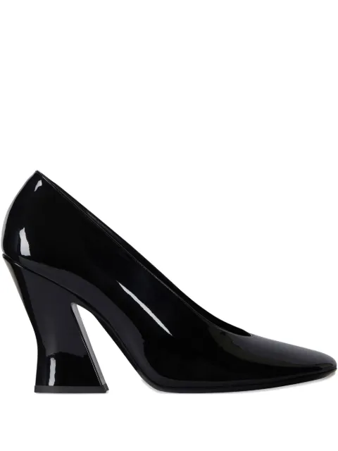 Givenchy 95mm sculpted patent leather pumps Black BE4043E1K6