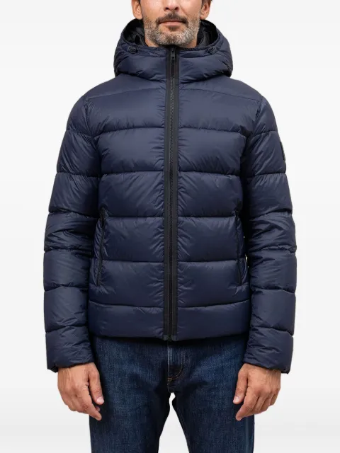Fay hooded quilted coat Blue NAM32510620XMH