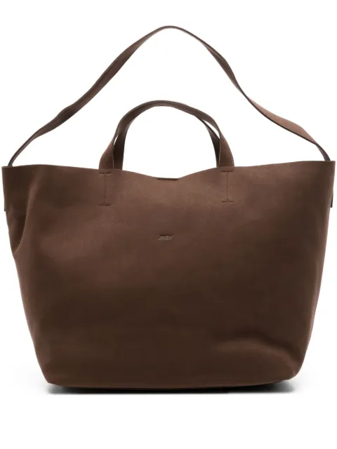 JNBY logo-debossed tote bag Brown 7P8L10310