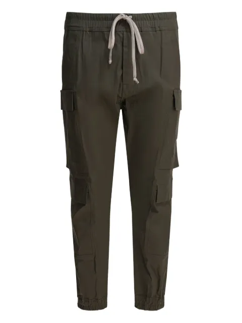 Rick Owens drawstring cargo trousers Green RU02E1337TE25
