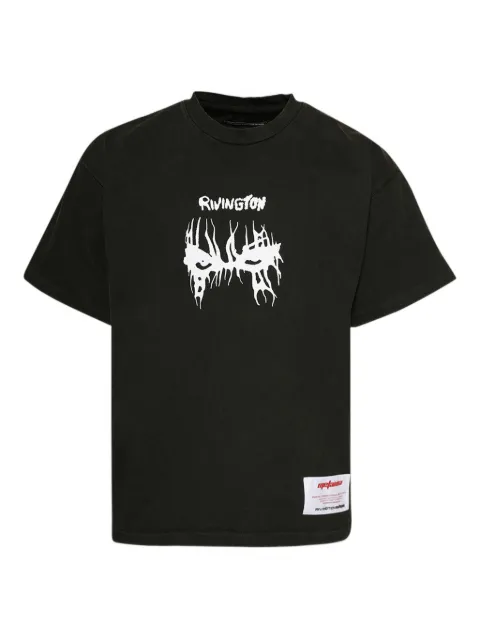 RRR123 graphic-print T-shirt Black BADESS00