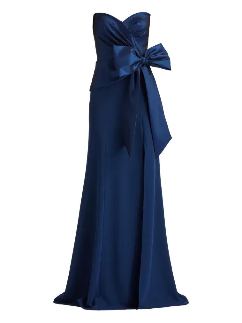 Tadashi Shoji Kinah strapless maxi dress Blue CY24744LNV