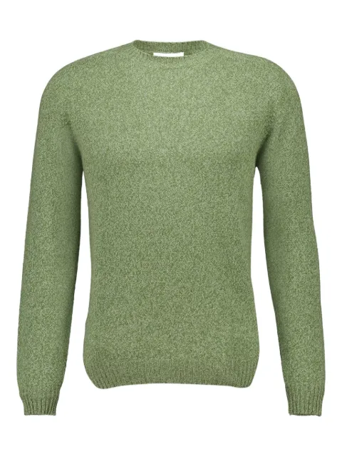 Boglioli speckled crew-neck sweater Green 91445FB58040550