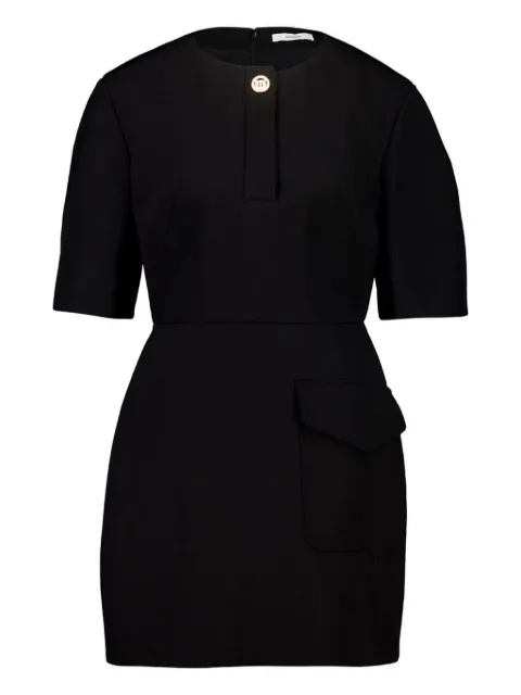 Givenchy button-fastening pocket mini dress Black BW22F5164J