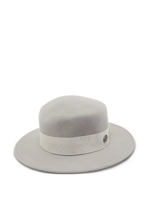 Maison Michel 2024 flat-top brim hat Grey 1159022