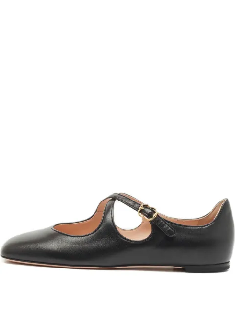 Bally Vintage Byntia leather ballet flats Black 1142911