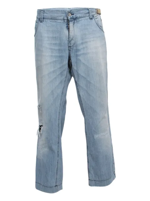 Dolce & Gabbana Pre-Owned distressed-effect jeans Blue 870482