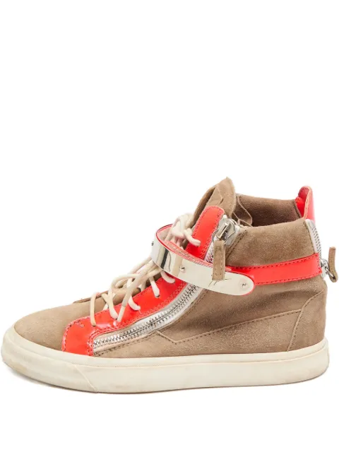 Giuseppe Zanotti Vintage Coby suede sneakers Neutrals 1152957