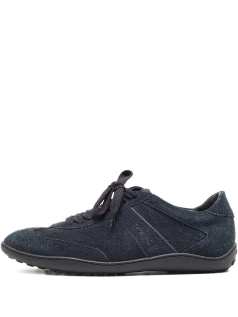 Tod's Vintage 2024 suede lace-up sneakers Blue 897053