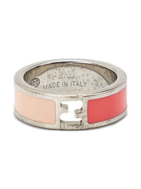 Fendi Pre-Owned 2024 Fendista ring Silver 798097