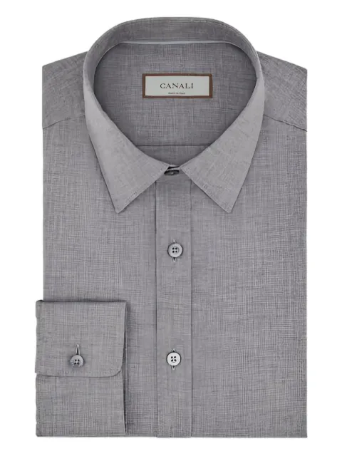 Canali long-sleeved shirt Grey CSL7077GL02963