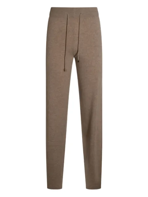 Malo elasticated-waistband drawstring trousers Brown DMP001F1K02E3294