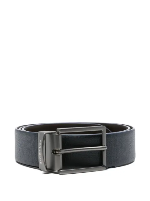 Paul & Shark leather buckle belt Blue 15316000