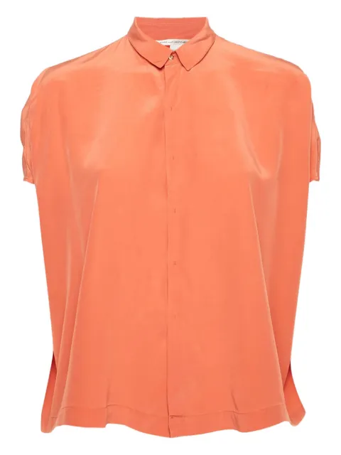 Diane Von Furstenberg Vintage 2023 Eris Silk Top Orange 1160282