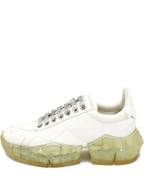 Jimmy Choo Pre-Owned Diamond sneakers White 1154074