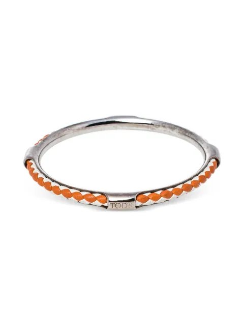 Tod's Vintage metal bangle bracelet Silver 351057
