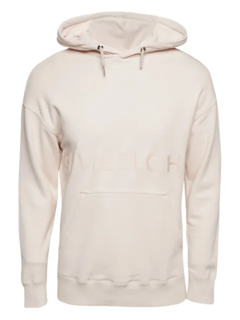 Givenchy Pre-Owned embroidered-logo hoodie Pink 1160253