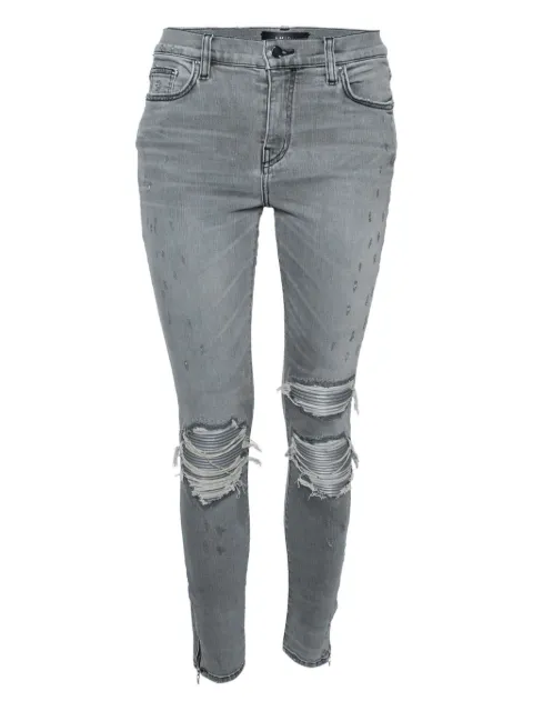 AMIRI distressed skinny jeans Grey 631508