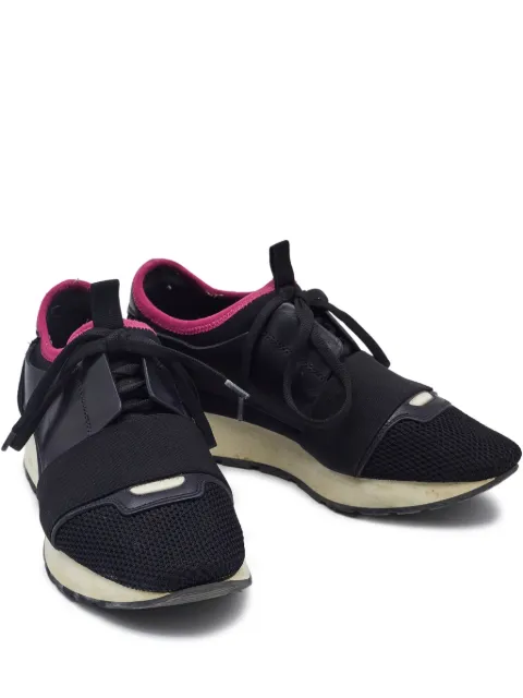 Balenciaga Pre-Owned Race Runner mesh sneakers Blue 1141661