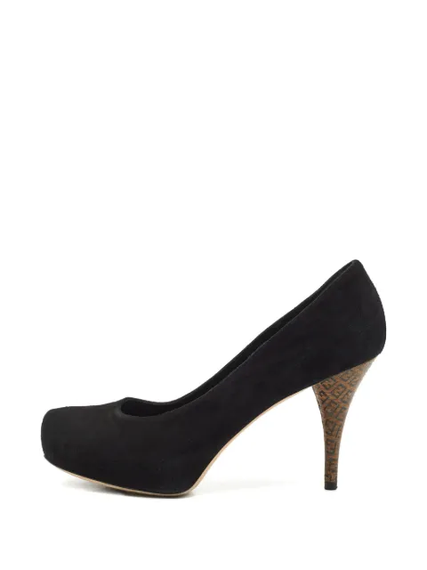 Fendi Pre-Owned suede pumps Black 1142691