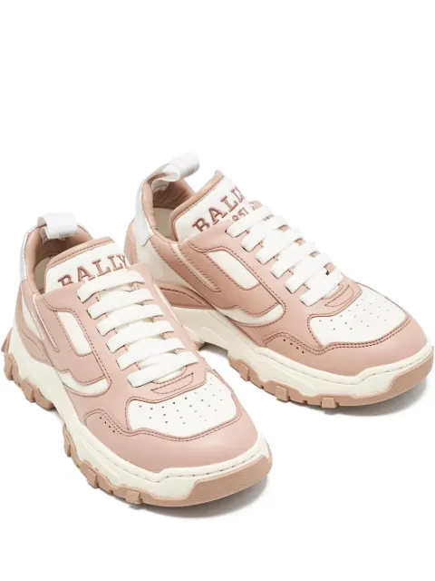 Bally Pre-Owned leather sneakers Pink 1132699