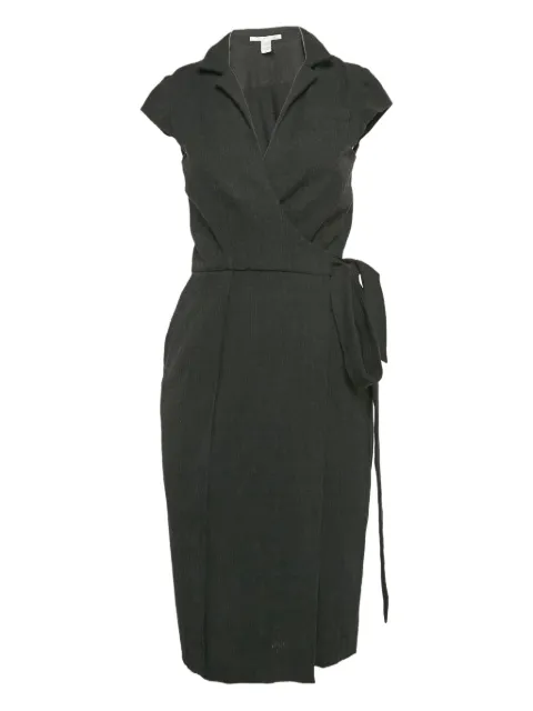 Diane Von Furstenberg Vintage wrap midi dress Black 1047336
