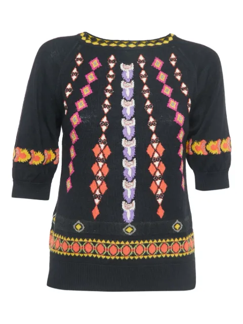 Etro Pre-Owned denim top Black 894458