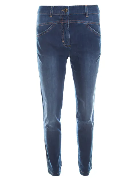 Escada Pre-Owned seam-detail jeans Blue 200485