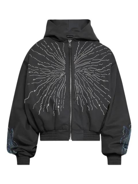 EARTHLING VIP StarSeed zip-up hoodie Black STARSEEDJACKET