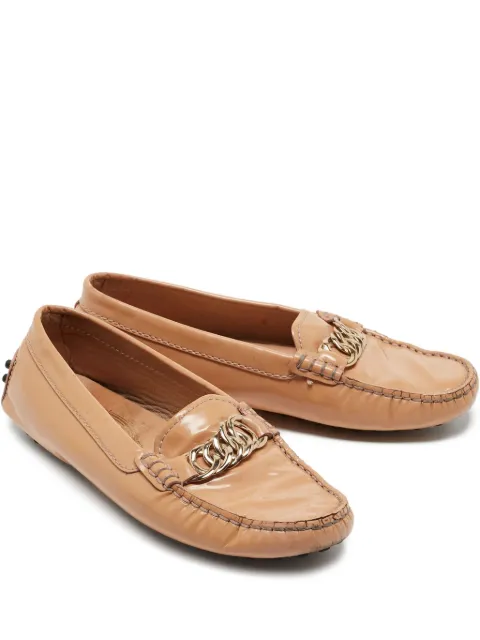 Tod's Vintage leather loafers Neutrals 899260