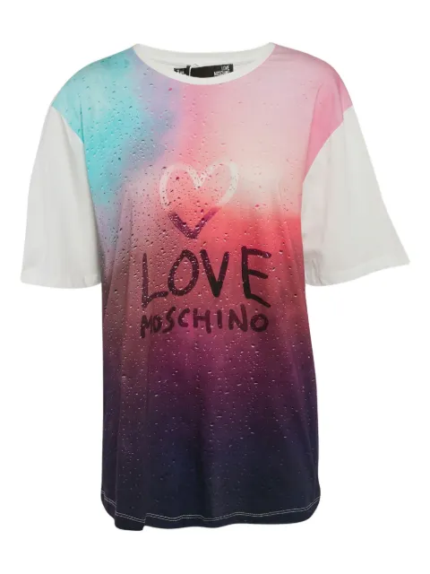 Love Moschino pre-owned heart-print T-shirt White 1133539