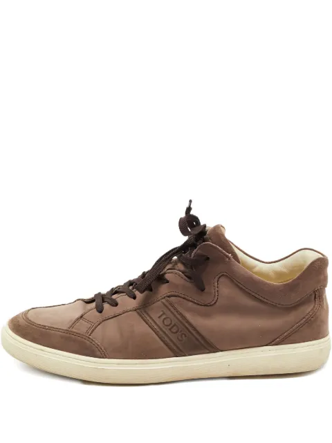 Tod's Vintage leather sneakers Brown 764400