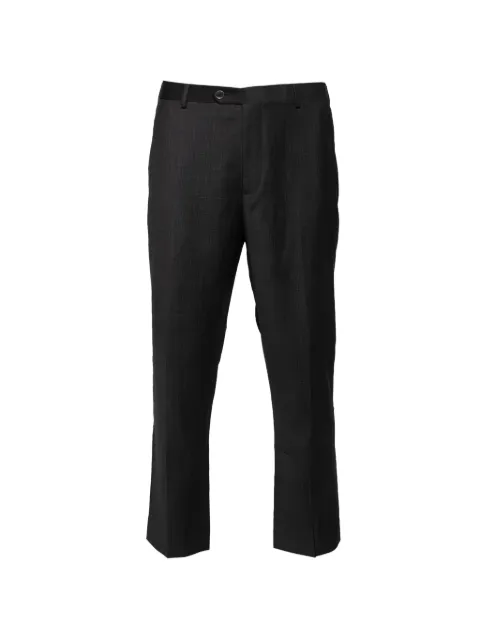 Balmain Pre-Owned Super 100s High Twist trousers Grey 580992