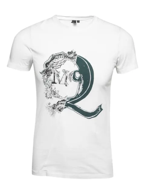 Alexander McQueen Pre-Owned monogram floral T-shirt White 802689