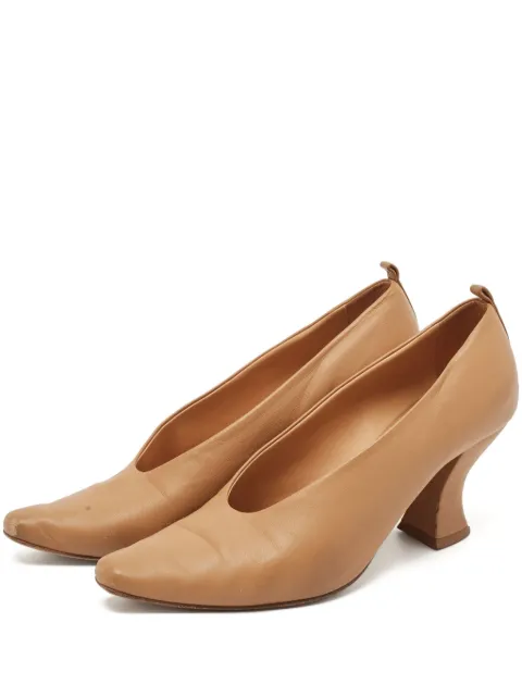 Bottega Veneta Pre-Owned 2000s pointed-toe low-heel pumps Neutrals 1139578