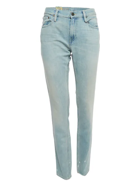 Ralph Lauren Vintage 2023 logo-patch skinny jeans Blue 915291