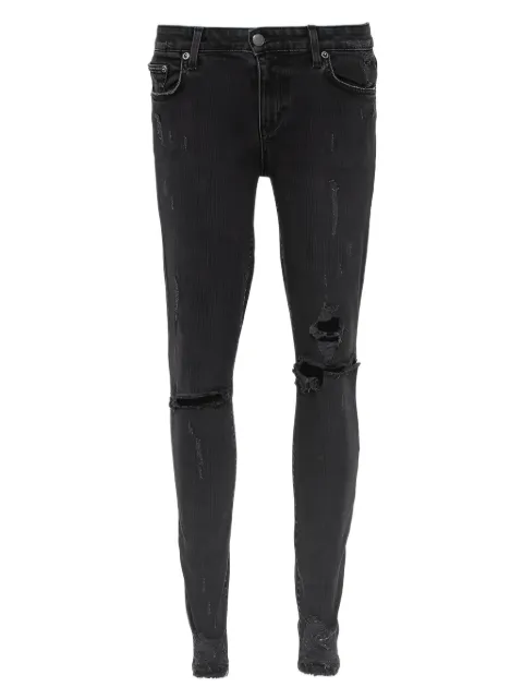 LOVERS + FRIENDS distressed denim jeans Black 437819