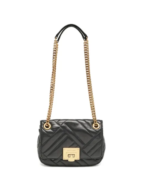 Michael Kors Vintage small Vivianne quilted-leather shoulder bag Black 1147249