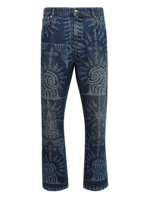 BLUEMARBLE all-over-print jeans Blue PA74DE13B25LAS